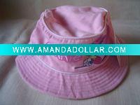 100% cotton kids bucket hat