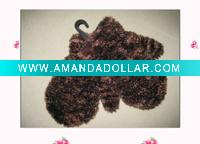 Wholesale child knit glove/feather yarn glove/child magic glove