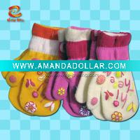 baby mittens,fingerless mittens,mittens pattern NLKG(179)
