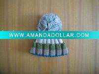 Wholesale Candy colour lovely leisure children knit cap