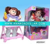 12 inch baby doll stroller