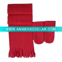 Wholesale Baby's fleece set (scarf mitten)