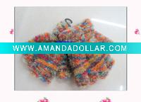 Wholesale child knit glove/feather yarn glove/child magic glove