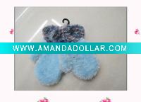 Wholesale child knit glove/feather yarn glove/child magic glove