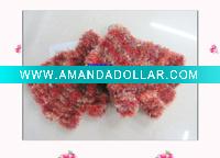 Wholesale child knit glove/feather yarn glove/child magic glove