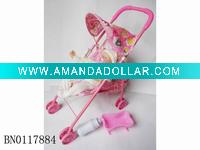 DRINKING BABY W/BABY STROLLER