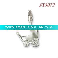 Wholesale Fashion TS Baby Carriage Stroller Charm