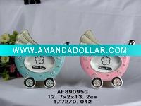polyresin baby stroller photo frame