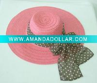 Wholesale lady's fashion straw hat