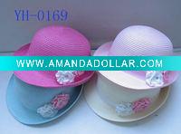 Wholesale kid's fashion design straw hat