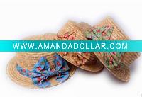Wholesale fashion bucket straw hat