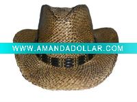 Wholesale Wholesales girls straw hats cowboy hat