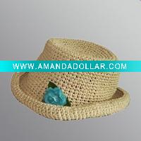knitted hat,straw hat,headwear