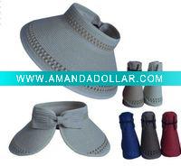 Wholesale KD027 foldable fasshion paper summer straw hat