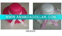 Wholesale children paper straw hat (factory)