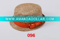 Wholesale fashion bucket straw hat