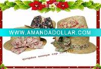 Solid Beach Straw Hat