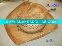 raffia straw hat,cowboy hat