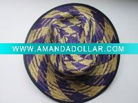 mat straw hat