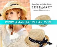 Wholesale fashion bucket straw hat