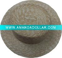 Wholesale boys' fashion natural straw hat