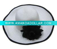 Wholesale Ladies Fashion straw weave hat