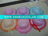 Wholesale straw hat natural paper straw hat