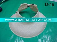 paper plait-visor hat,straw hats, fashion hats,sun visor,paper visor hat