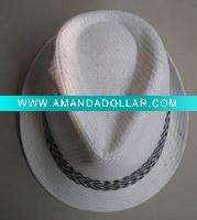 Wholesale fashion men's summer straw hat