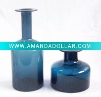 solid color glass vase