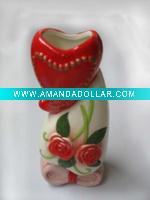 Ceramic flower vase