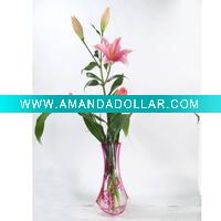 Plastic foldable flower vase