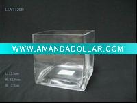 clear glass vase LLV1120B