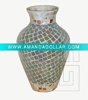 Glass Mosaic Vase