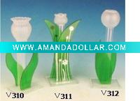 Wholesale Colored Glass Flower Vase V311
