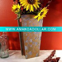 Wholesale home ornament of hand-made stone vase