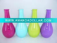 Wholesale color glass vase for home decoration