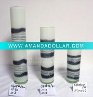 colorful glass vase