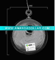 Wholesale heat-resistant glass vase with a hole in the middle