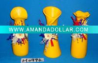 ceramic 6" flower vase