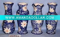Wholesale 8" porcelain flower vase