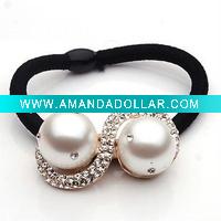 Wholesale rhinestone crystal ponytail for ladies