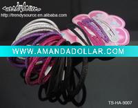 Wholesale POPULAR HAIR ACCESSORY SET IN PONYTAIL AND BARRETTE FOR KIDS