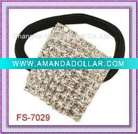 Wholesale Rhinestone Elastic Hair Band;Ponytail Holder;Hair Accessory