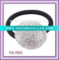 Wholesale Ponytail Holder;Alloy Elastic Hair Band;Hair Accessory