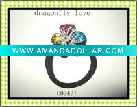 Wholesale 2011 Fashion Rhinestone Elastic Hair Band;Ponytail Holder;Hair Accessory