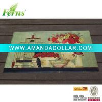 Wholesale Anti-slip floral Rug/doormat(2DM0054)