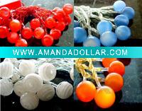 Wholesale 10L battery operate LED lights with ball shades christmas lights