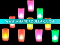 Wholesale New LED Electronic Single Color Candle Light by Sensor