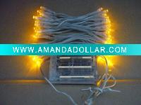 LED string lights operated by battery